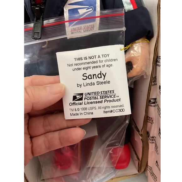 NIB 1998 Linda Steele Sandy US Postal Carrier Doll - Picture 4 of 8